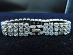 sherman 3 row white bracelet clasp